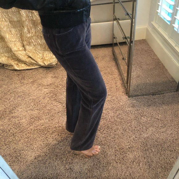 $1500 Chanel Velvet Pants Jeans Size 40 US 6 - Picture 4 of 8